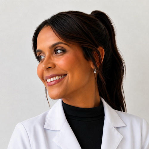 Dra. Raira Peixoto, médica com pós-graduação em Geriatria.